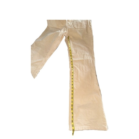 Vanessa Bruno Dompey Flare Pants Corduroy Cream Size EU 38 - Picture 6 of 10